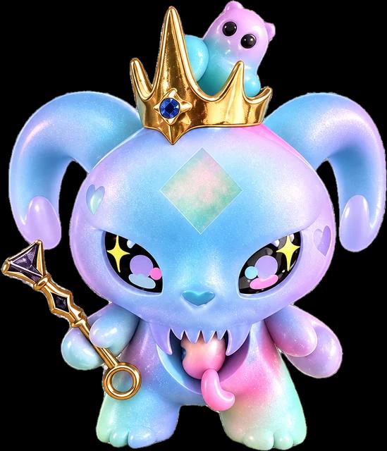 Queen, a crowned art-toy figure